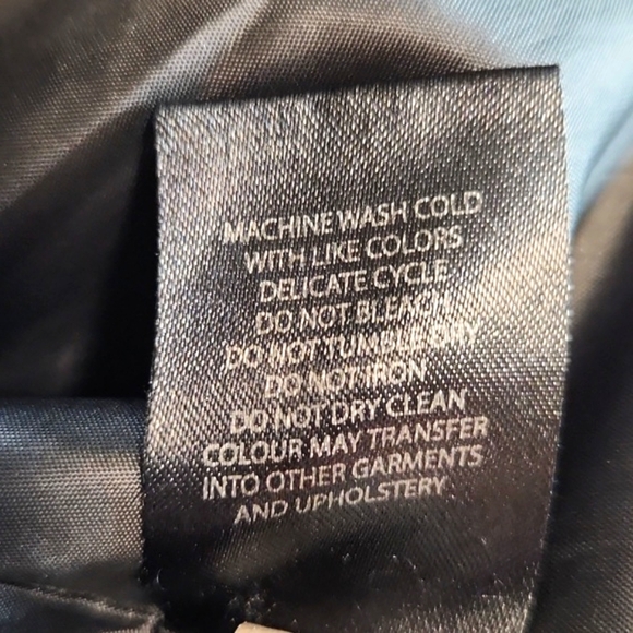 Philomena Petti Black Motorcycle Faux Leather Biker Jacket Large EUC - Picture 10 of 13